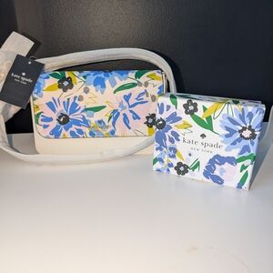 Kate Spade Madison Floral Crossbody and Matching Card Case